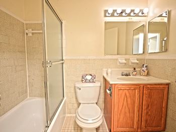 Cub Hill Apartment Bathroom in Parkville Maryland
